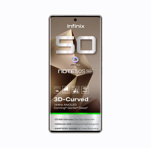 إنفينيكس - نوت 50 اس - 5G - ذاكرة 256 جيجا - تيتان...