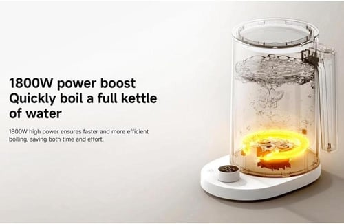 غلاية سمارت 2 برو 1.7 ل 1800W، Fتحكم ذكي في درجة ا...