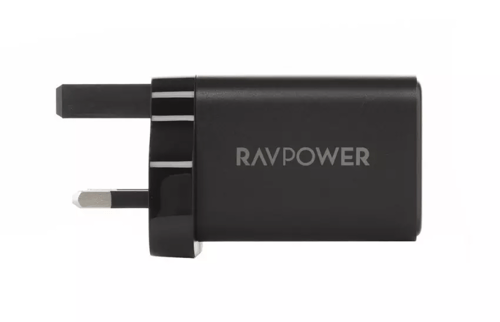 شاحن منزلي راف باور 45 واط - منفذ PD + منفذ USB