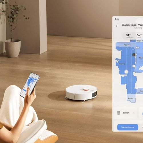 مكنسة شاومي روبوتية ذكية X20 بلس تكنس وتمسح مع تقن...