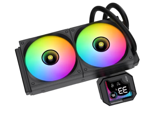 Spear TEM 240mm LCD Screen Liquid cooler Black | م...