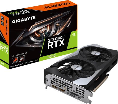 كرت شاشة GIGABYTE GeForce RTX 3050 سعة 8 جيجا GDDR...