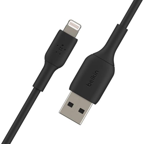 كيبل شحن - يو اس بي الى لايتننج Belkin - اسود متوف...