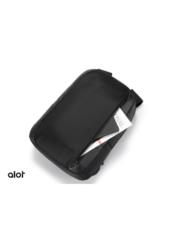 alot - حقيبة ظهر للابتوب بسعة 18 لتر - اسود