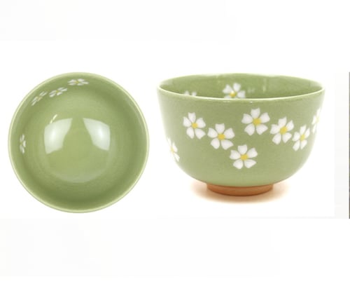 طقم ماتشا متكامل بلون أخضر + ماتشا كيوتو 100 جرام...