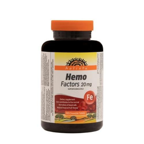 هوليستا، هيمو فاكتورز، أقراص قابلة للمضغ، غنية بال...