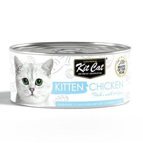 كت كات طعام رطب للقطط الصغيرة بنكهة الدجاج مع الجل...