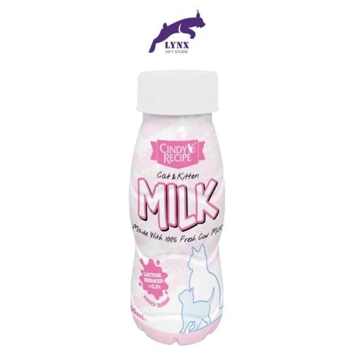 سيندي ريسيبي حليب للقطط الصغيرة والبالغة 250 مل