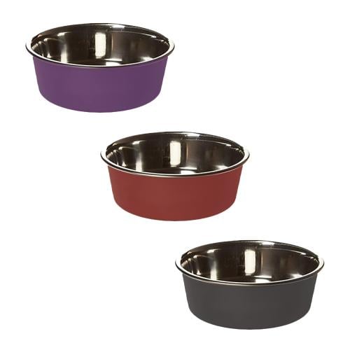 وعاء استايلس استيل لطعام القطط حجم صغير