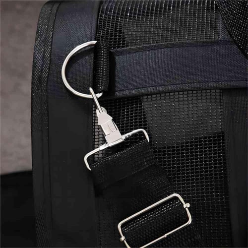 شنطة لليد للقطط متوسط الحجم عرض 10.6 سم ارتفاع 10س...