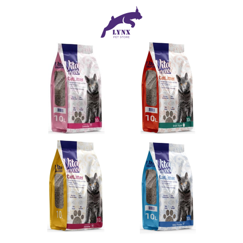 رمل قطط من فيتا ماكس عالي التكتل - متعدد الروائح -...