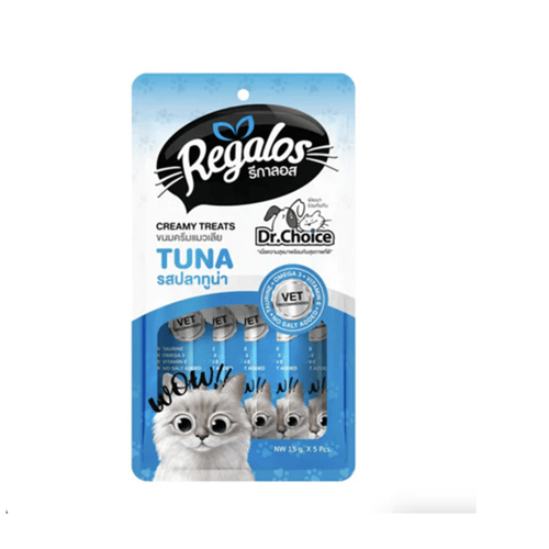 ريقالوس طعام رطب كريمي للقطط 15x5 جرام