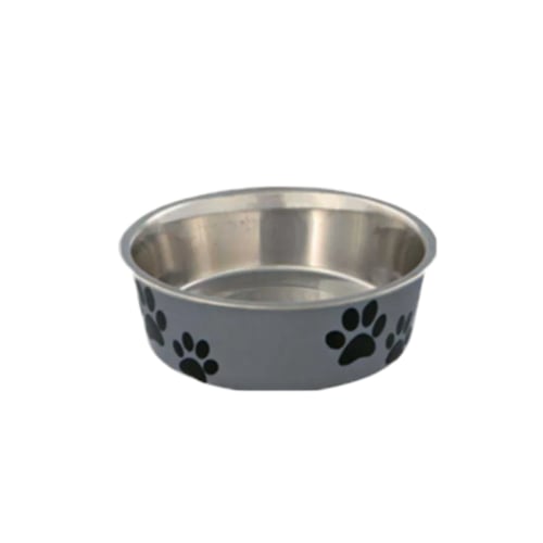 تريكسي وعاء استانلس مطبوع للقطط متعدد الالوان كبير...