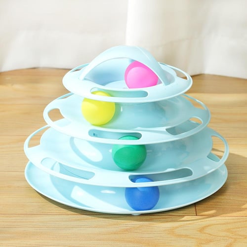 لعبه للقطط المسارات - كرات في 3 طوابق متعدد الالوا...