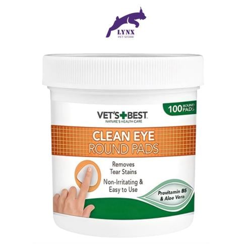 مناديل صحية لتنظيف عين القطط والكلاب 100 قطعة