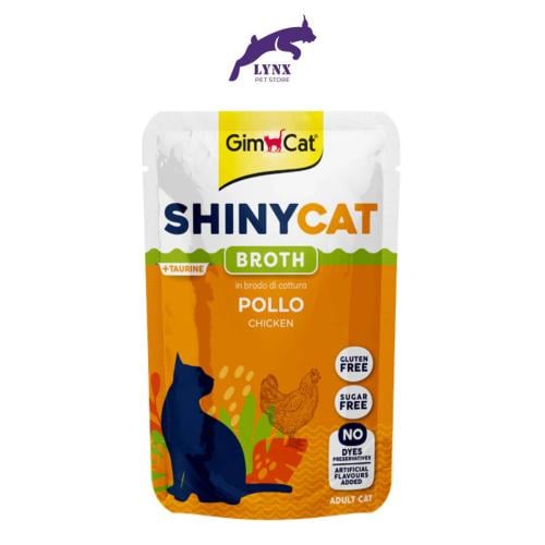 جيم كات شايني كات اظرف رطبة للقطط البالغة- دجاج با...