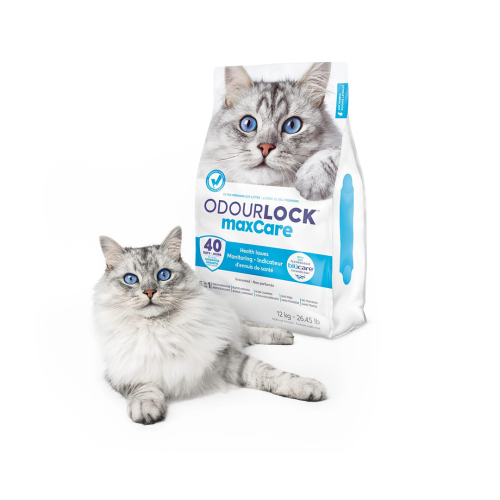 انترساند رمل قطط ماكس كير بدون رائحة 12 كجم