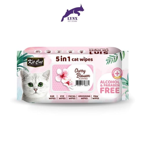 كت كات مناديل معطرة 5 في 1 متعدد الروائح