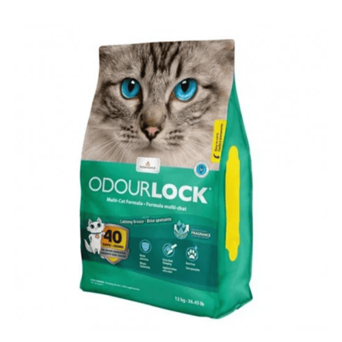 رمل قطط انترساند عالى التكتل 12 كيلو متعدد الروائح