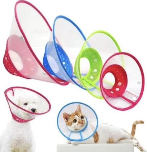 طوق علاجي وسط للقطط متعدد الالوان