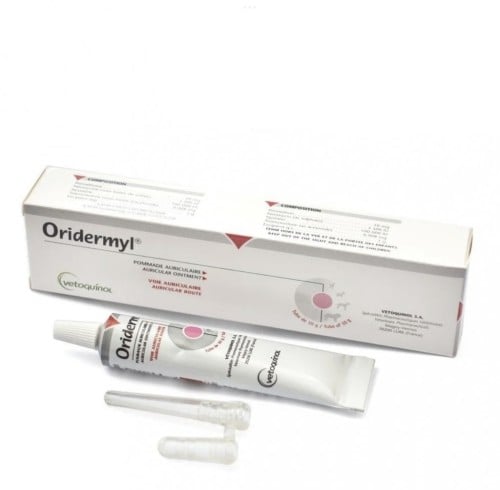 اوريدرميل كريم لمعالجة عث الاذن لدى القطط 10 جم