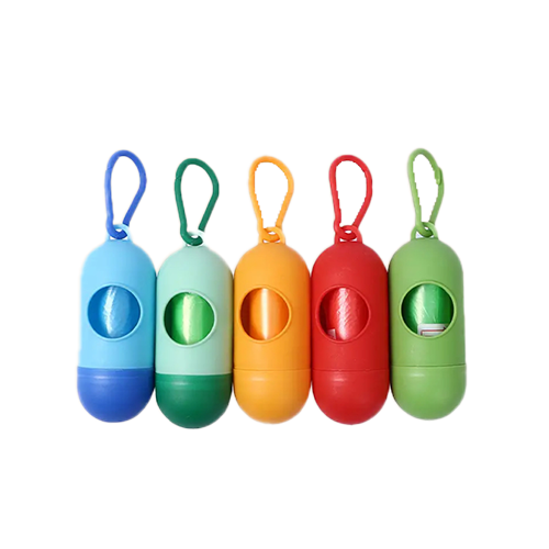 حامل وموزع اكياس فضلات للحيوانات الاليفة-متعدد الل...