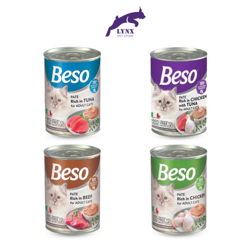 بيسو طعام رطب للقطط البالغة 400 جرام