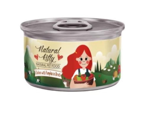 ناتشورال كيتي معلبات للقطط البالغة والصغيرة - متعد...