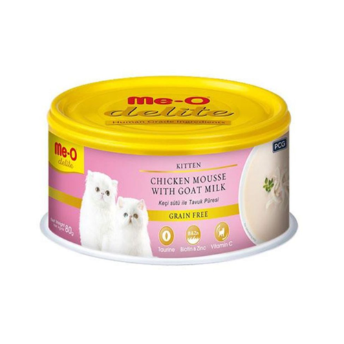 ميو معلبات للقطط الصغيرة بنكهة الدجاج مع حليب الما...