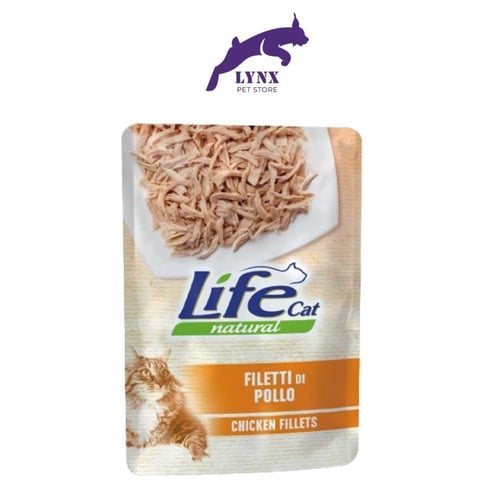 لايف كات أظرف طعام رطب للقطط متعدد النكهات 70 جرام