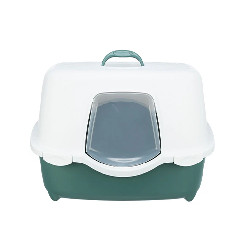 تريكسي دافيو صندوق رمل قطط مغلق مع غطاء شبه محرك ا...