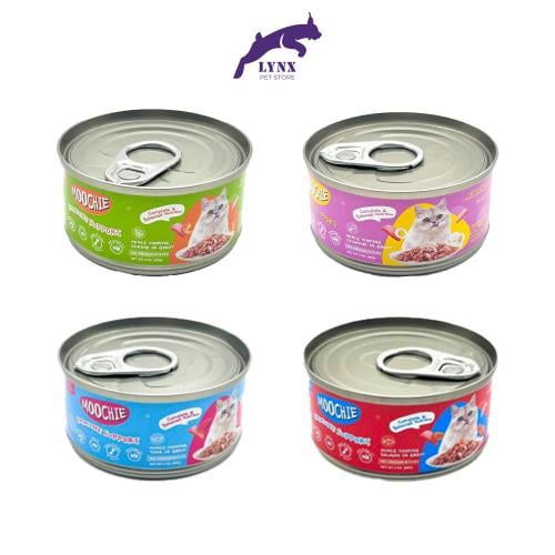 معلبات موتشي للقطط البالغة 85 جرام متعدد النكهات