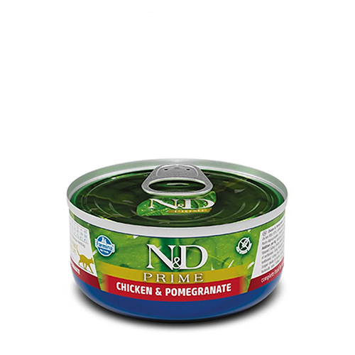 فارمينا ان اند دي معلبات للقطط البالغة بنكهة الدجا...