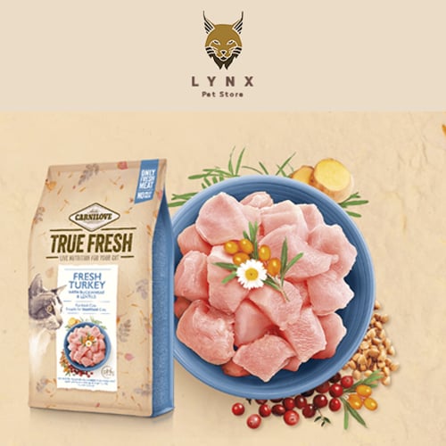 كارنيلوف ترو فريش للقطط المعقمة بنكهة الديك الرومي