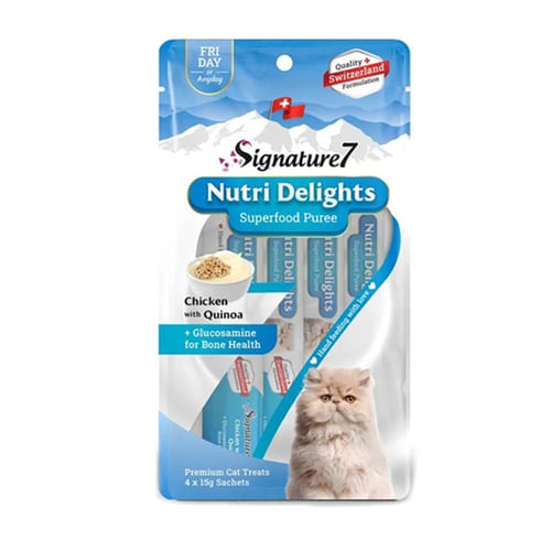 سيقنتشر 7 مكافات قطط متعدد النكهات 4 اظرف