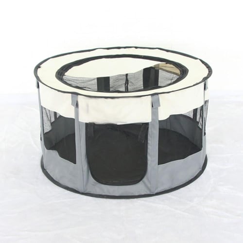 خيمه وسياج وبيت للقطط متنقل قابل للطي مزود بنوافذ...