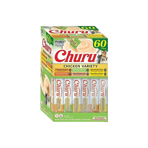 اينابا تشورو تشكيله من نكهات الدجاج مكافات للقطط 6...