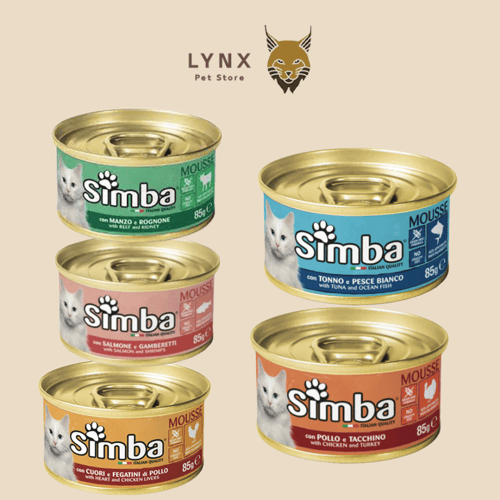 سيمبا معلبات رطبة للقطط البالغة إيطالية 85 جرام مت...