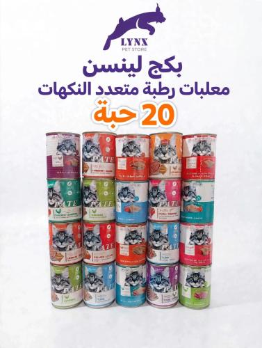 بكج لينسن معلبات رطبة متعدد النكهات