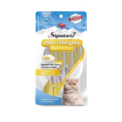 سيقنتشر 7 مكافات قطط متعدد النكهات 4 اظرف