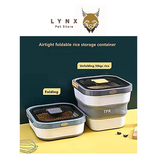 حافظات طعام للقطط والكلاب 12 كجم حافظه 5 كجم غير ق...