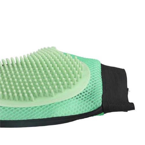 قفاز لتنظيف وترويش حيواناتك الأليفة - متعدد الألوا...