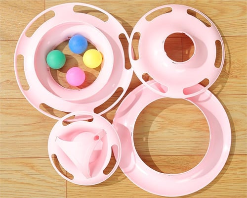 لعبه للقطط المسارات - كرات في 3 طوابق متعدد الالوا...