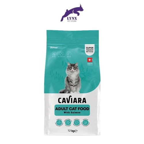 كافيارا طعام جاف للقطط البالغة متعدد النكهات 12 كج...