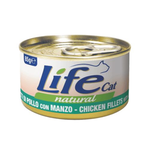 لايف كات معلبات للقطط البالغة 85 جرام
