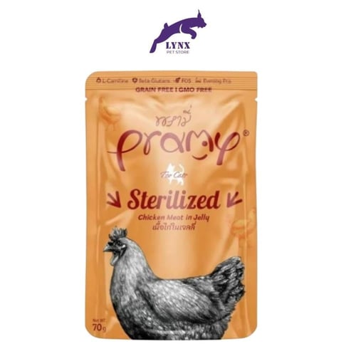 برامي طعام رطب للقطط المعقمة متعدد النكهات في الجي...