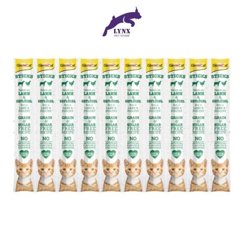 جيم كات مكافات للقطط اعواد متعدد النكهات للقطط 10...