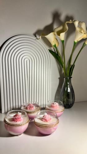 الشمعة الورديه