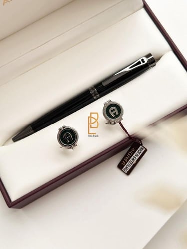 طقم اقنر- اخضر زيتي الكبك