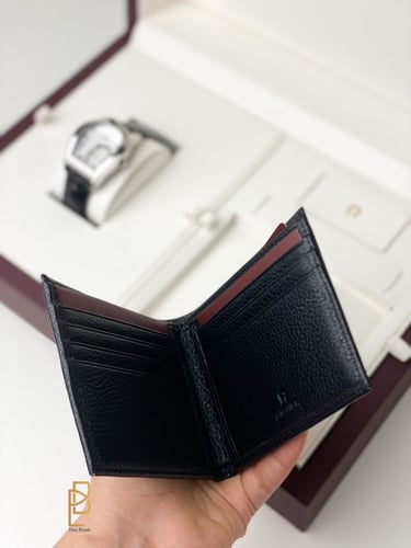 طقم ساعه مع محفظة من اقنر